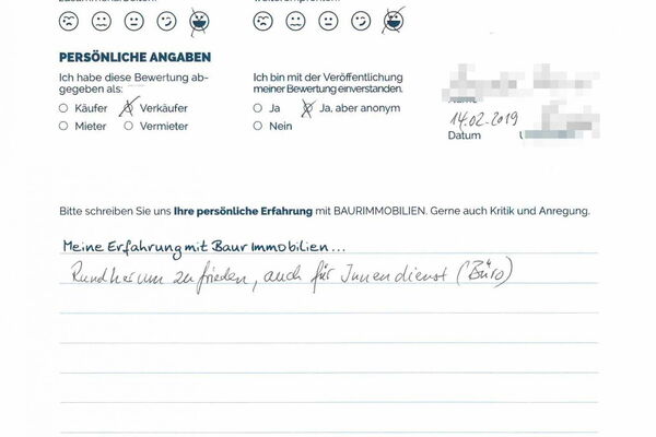 Bewertung von Herr A.