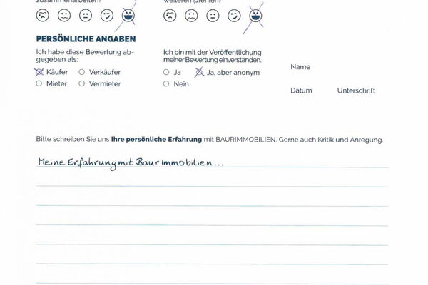 Bewertung von Herr F.