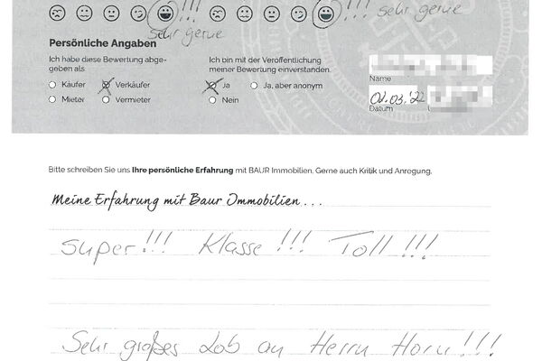 Bewertung von Frau S.