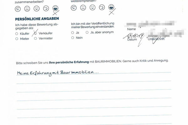 Bewertung von Frau L.