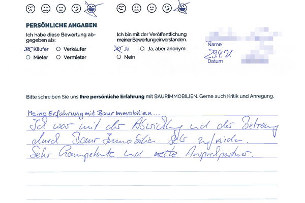 Bewertung von Herr G.