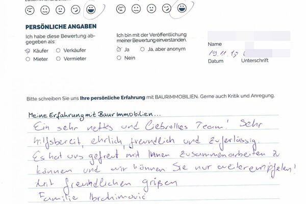 Bewertung von Herr I.