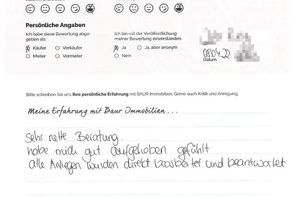 Bewertung von Frau R.