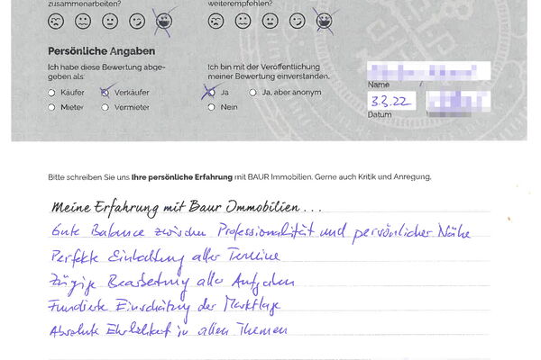 Bewertung von Herr S.
