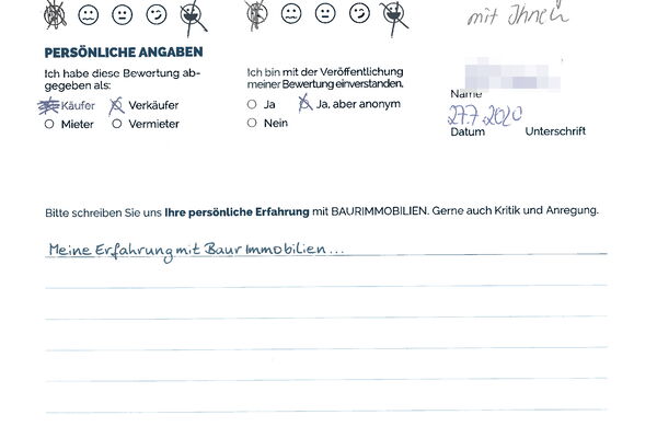 Bewertung von Frau P.