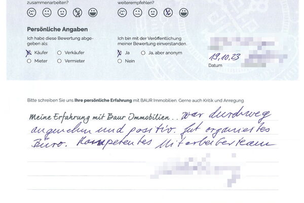 Bewertung von Herr P.