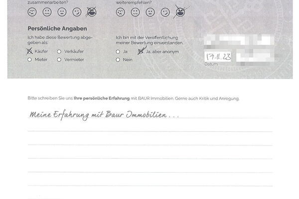 Bewertung von Frau V.