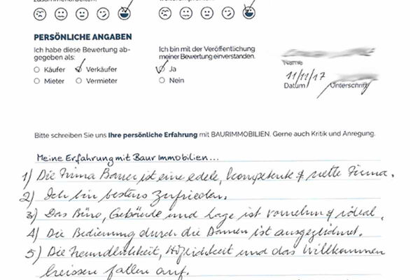 Bewertung von Fam. P.