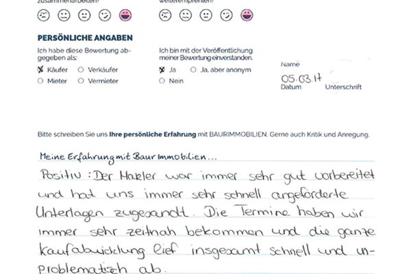 Bewertung von Herr R.