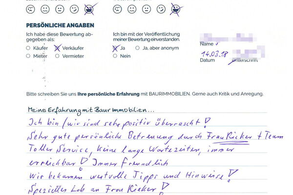 Bewertung von Herr R.