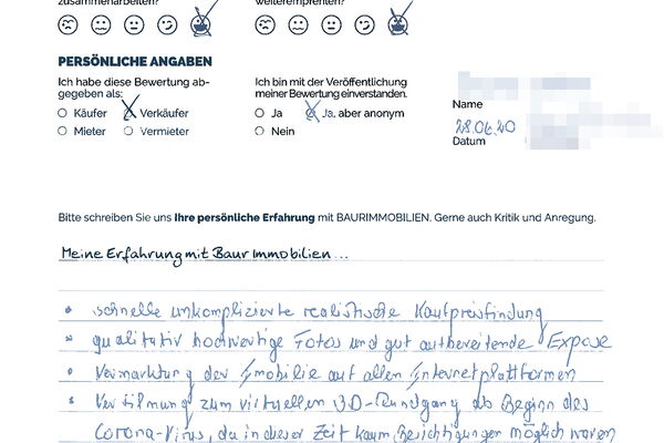 Bewertung von Herr K.