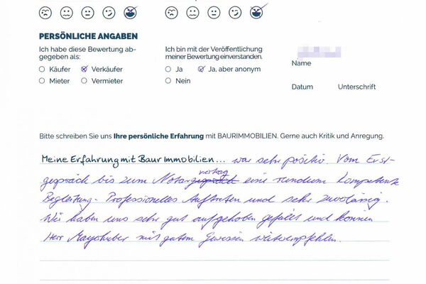 Bewertung von Herr G.