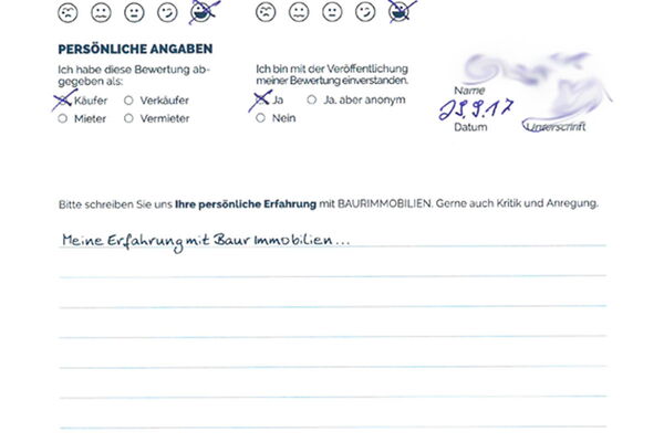 Bewertung von Herr S.