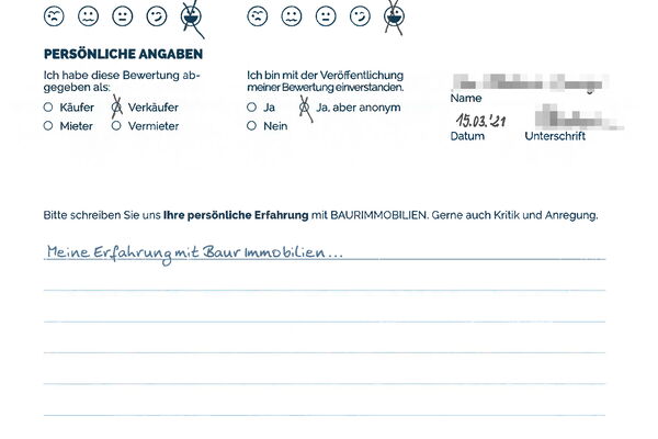 Bewertung von Fam. O.