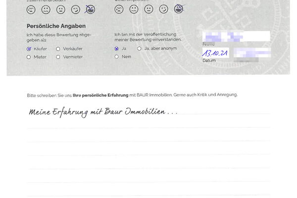 Bewertung von Herr D.