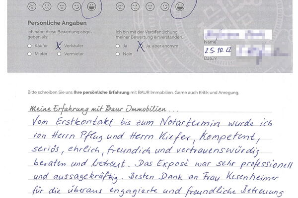 Bewertung von Frau H.