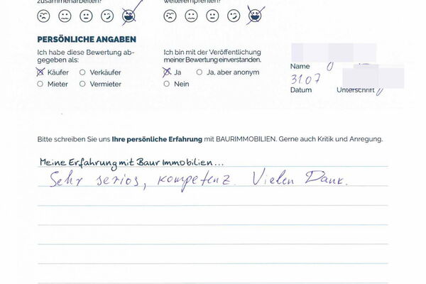 Bewertung von Herr S.