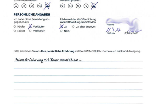 Bewertung von Herr H.