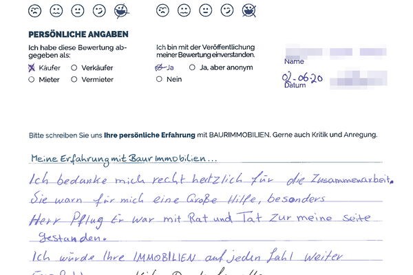 Bewertung von Herr A.