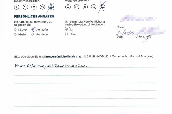 Bewertung von Herr H.