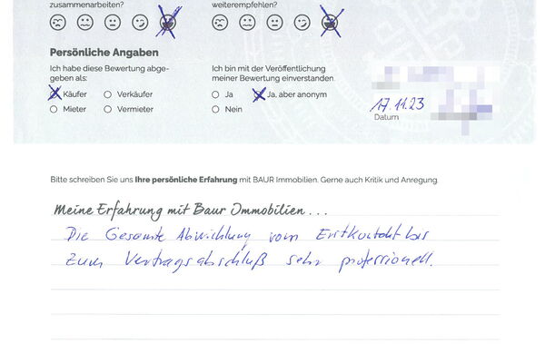 Bewertung von Herr S.