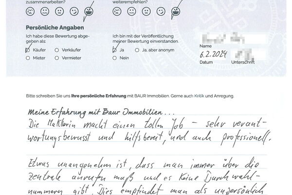 Bewertung von Herr R.