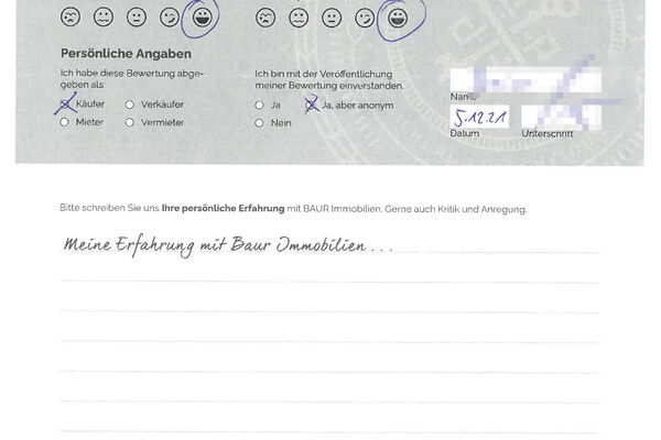 Bewertung von Herr B.