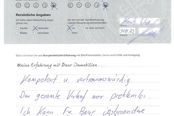 Bewertung von Herr K.