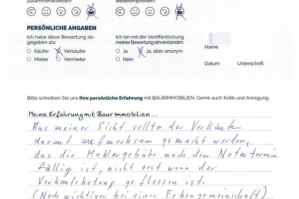 Bewertung von Frau L.