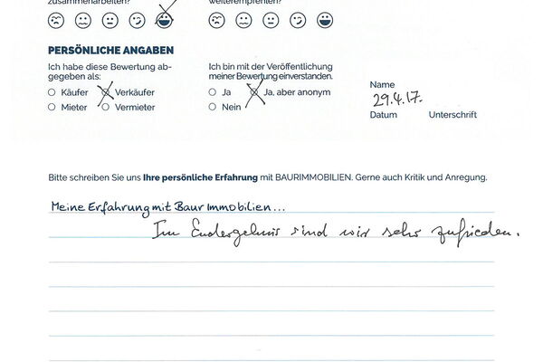 Bewertung von Frau R.