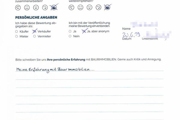 Bewertung von Herr D.