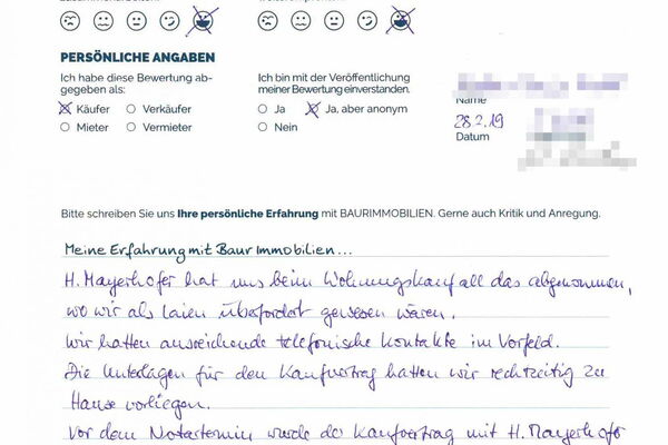 Bewertung von Herr N.