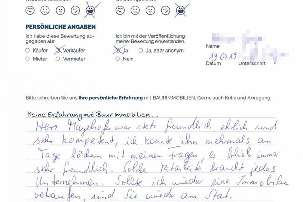 Bewertung von Herr S.