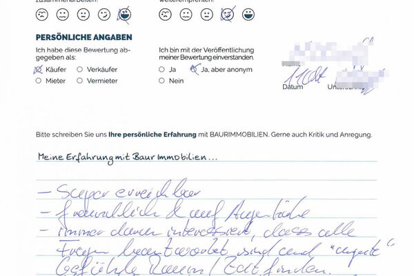 Bewertung von Herr W.