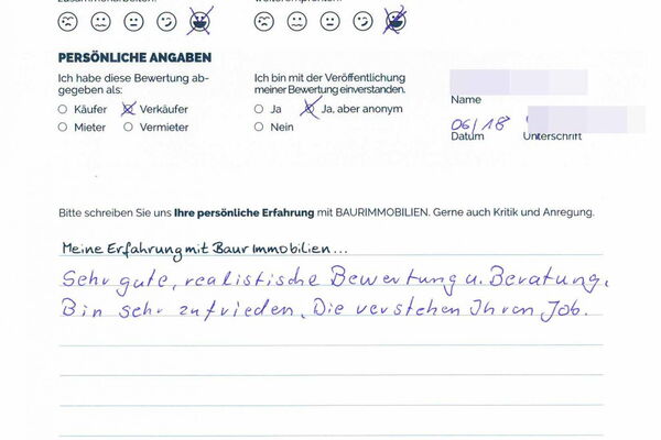 Bewertung von Herr P.