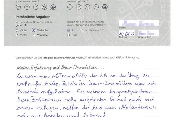 Bewertung von Frau R.