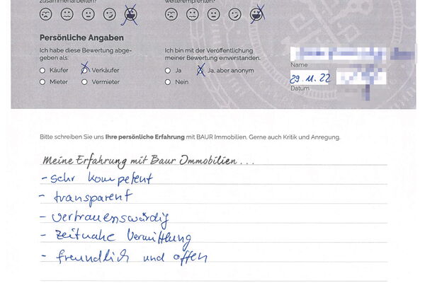 Bewertung von Frau R.