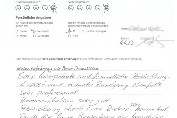 Bewertung von Herr S.