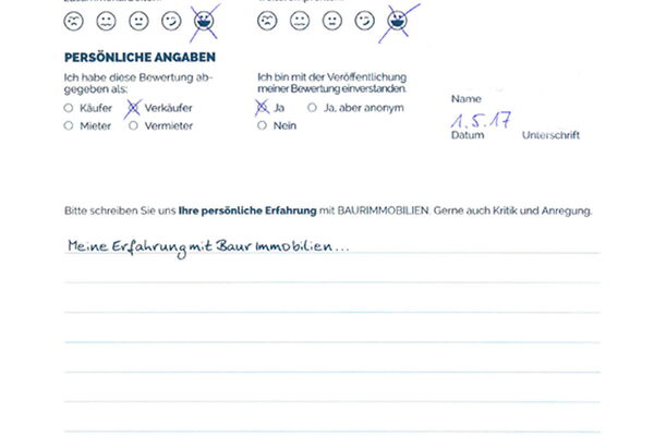 Bewertung von Fam B.