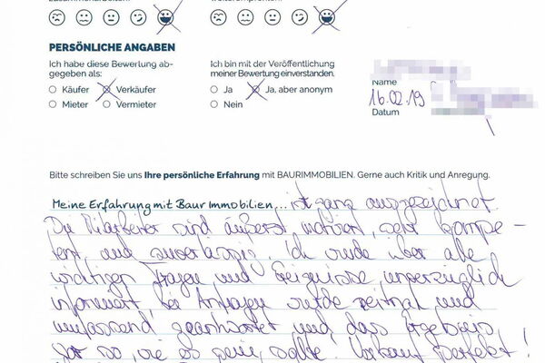 Bewertung von Herr K.