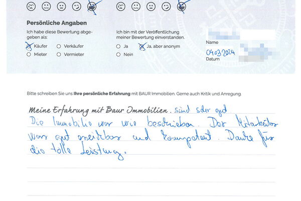 Bewertung von Herr L.