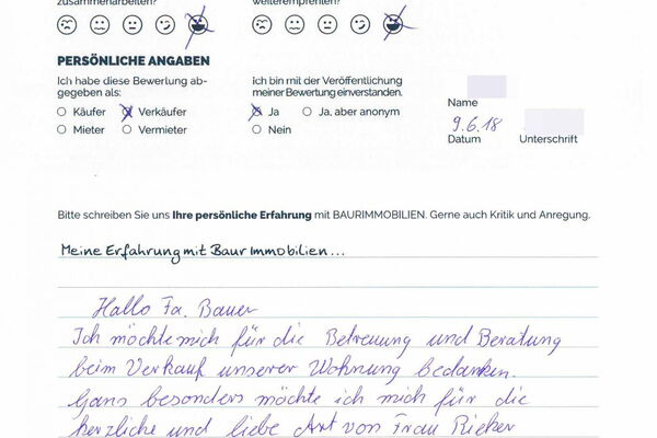 Bewertung von Herr L.