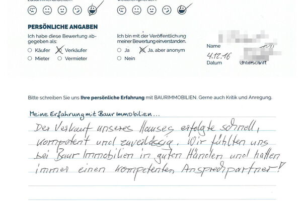 Bewertung von Eheleute P.