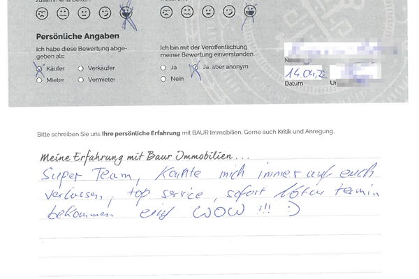 Bewertung von Herr P.