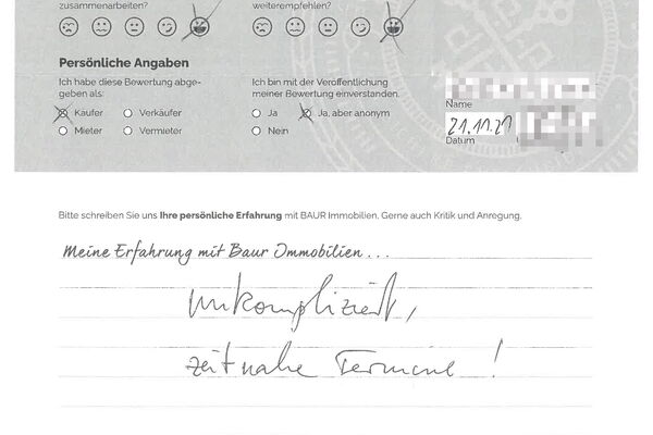 Bewertung von Herr R.