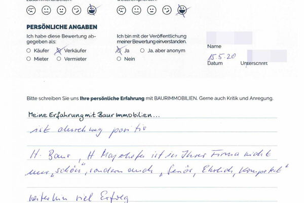 Bewertung von Herr W.