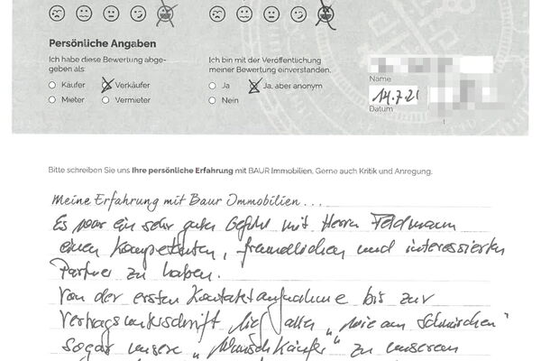 Bewertung von Herr W.