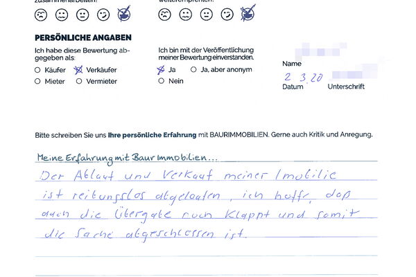 Bewertung von Herr R.