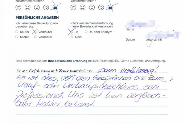 Bewertung von Herr S.