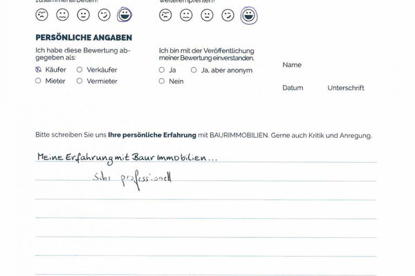 Bewertung von Herr W.